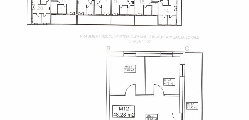 Nowe mieszkanie M12 48,28m2 Radomyśl Wielki